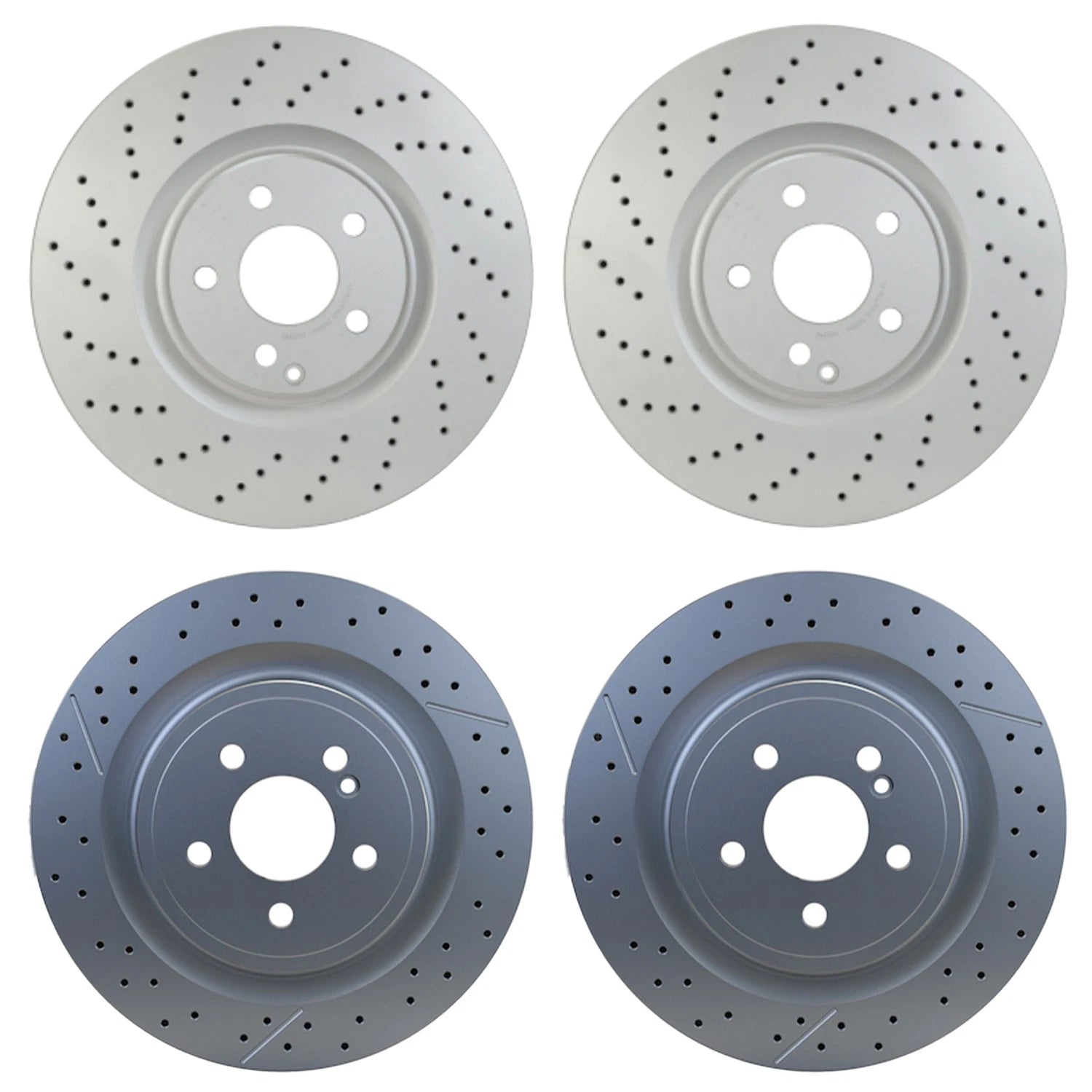 Brake Rotors Kit (Front 360mm & Rear 330mm) for Mercedes R172 SLC43 AMG (2011–2020)