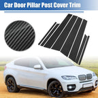 Pillar Post Cover Trim Gloss Carbon Pattern for BMW X6 (2007 - 2014)