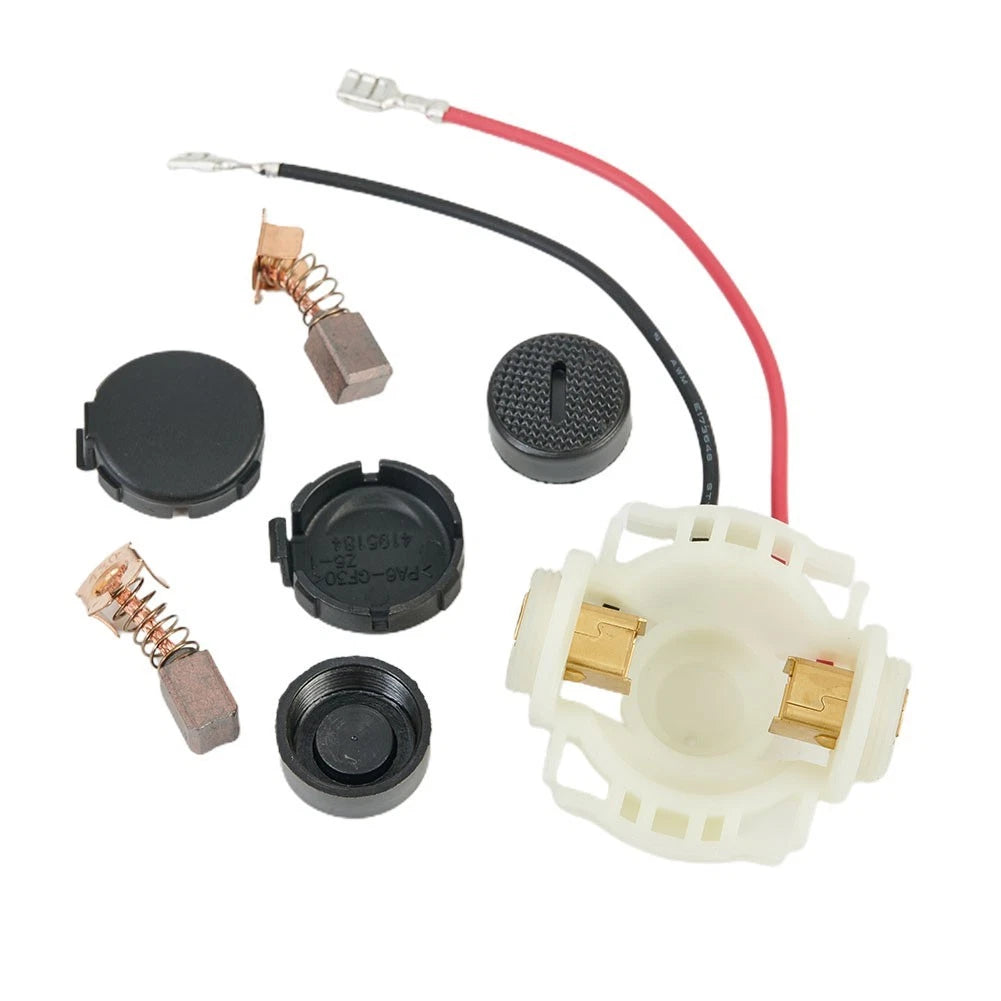 Plastic Metal Carbon Brush Cap Covers Holders Kit for 638921-2