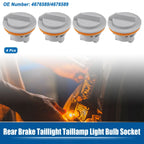 4 x Rear Brake Taillight Bulb Sockets for Jeep Grand Cherokee (2005-2010)