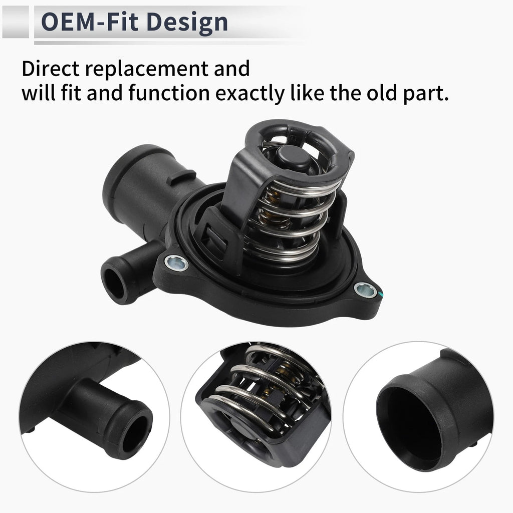 Engine Coolant Thermostat Housing Assembly for Audi Q7 (2007–2015) No. 059121111N