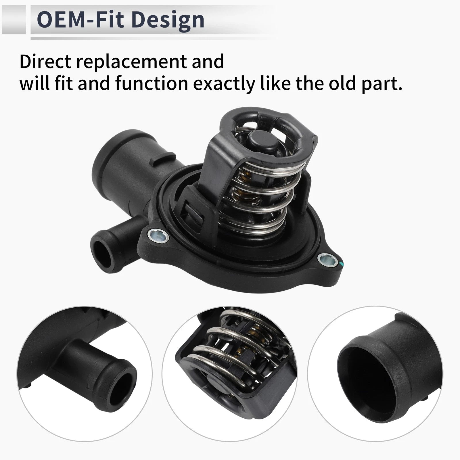 Engine Coolant Thermostat Housing Assembly for Audi Q7 (2007–2015) No. 059121111N
