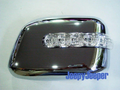 Chrome Mirror Cover LED for Nissan Frontier Navara R (2005-2014)