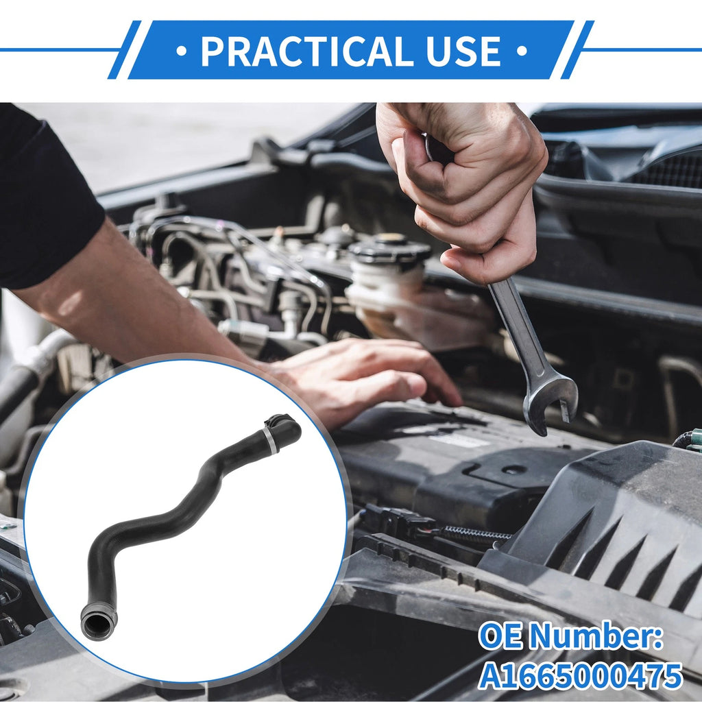 Radiator Hose for Mercedes-Benz GL350 (2013–2016) No.A1665000475 Rubber