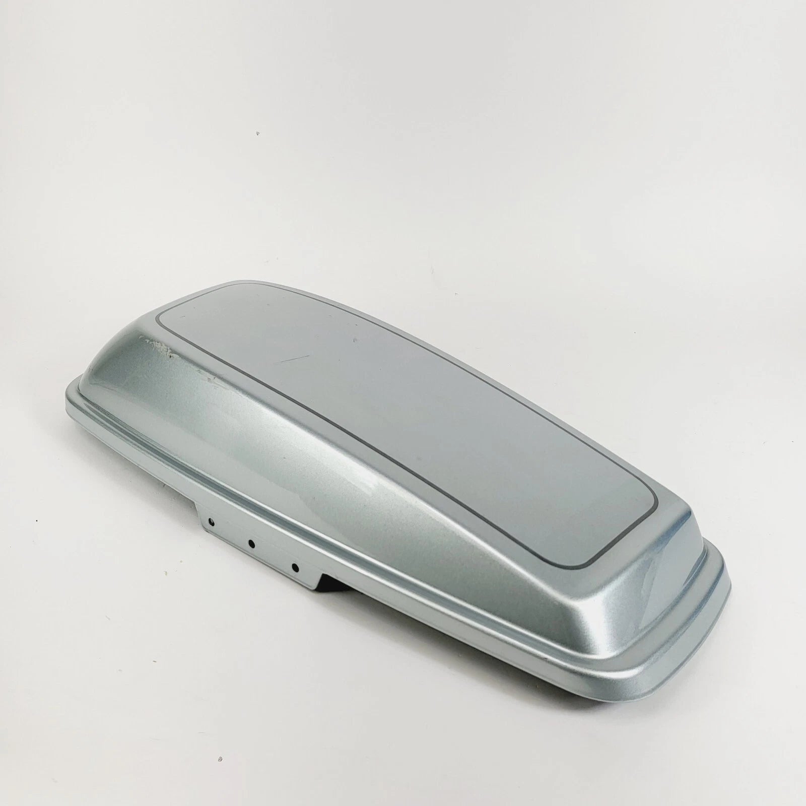 Left Saddlebag Lid for Harley Davidson Touring (2014–2023) Gloss Silver Pearl OEM 90200413