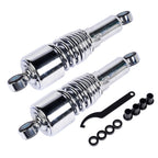 Pair Chrome Rear Shocks for Harley Dyna Sportster Touring