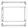 Replacement Plastic/Aluminum Radiator w/Towing Package (See compatibility Chart)