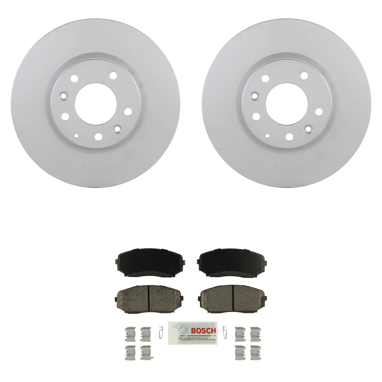 Bosch Front Vented Rotors & Blue Ceramic Brake Pads for Mazda CX-7 (2007–2012)