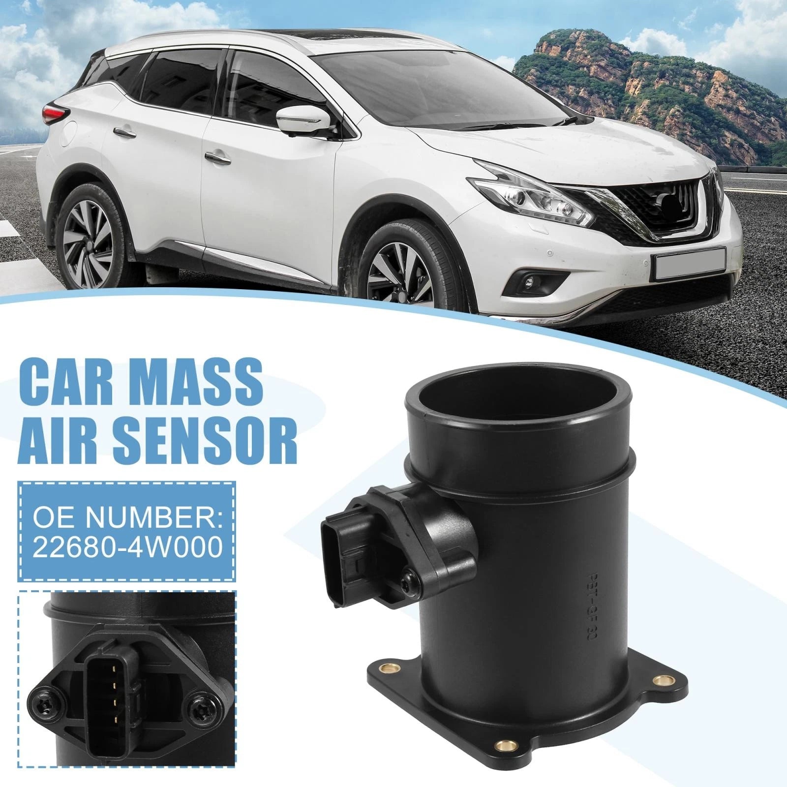 Mass Air Flow Sensor MAF for Nissan Pathfinder (2001) 22680-4W000