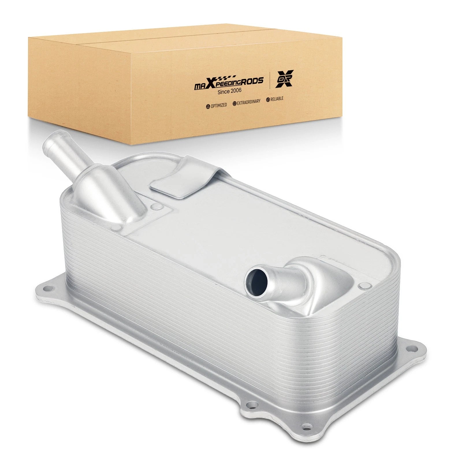 Oil Cooler Silver Aluminum for Porsche Cayenne (2008–2010)