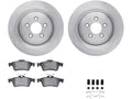 Rear Brake Pad and Rotor Kit for Jaguar XJR (2006–2009) TX493KZ