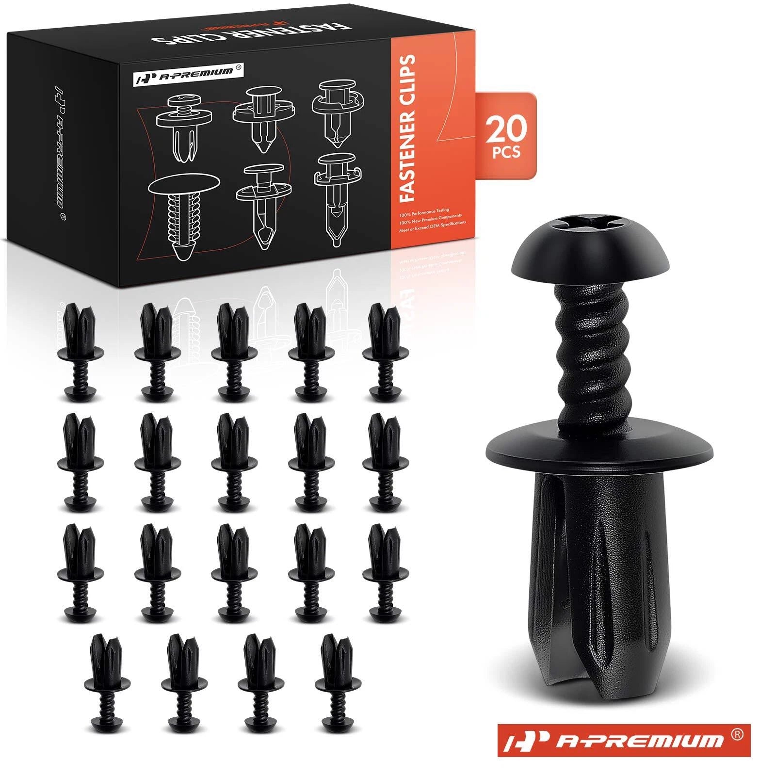 20Pcs Nylon Upper Cover Spoiler Retainer Clips for BMW Mini Cooper (2002–2021)