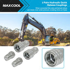 Hydraulic Quick Release Couplings 1/2 BSP for Tractor (ISO Poppet)