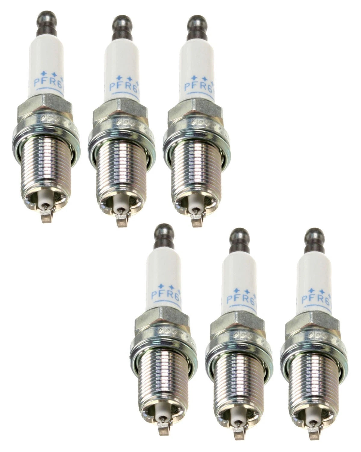 Set of 6 NGK Laser Platinum Spark Plugs (Gap 0.036) for