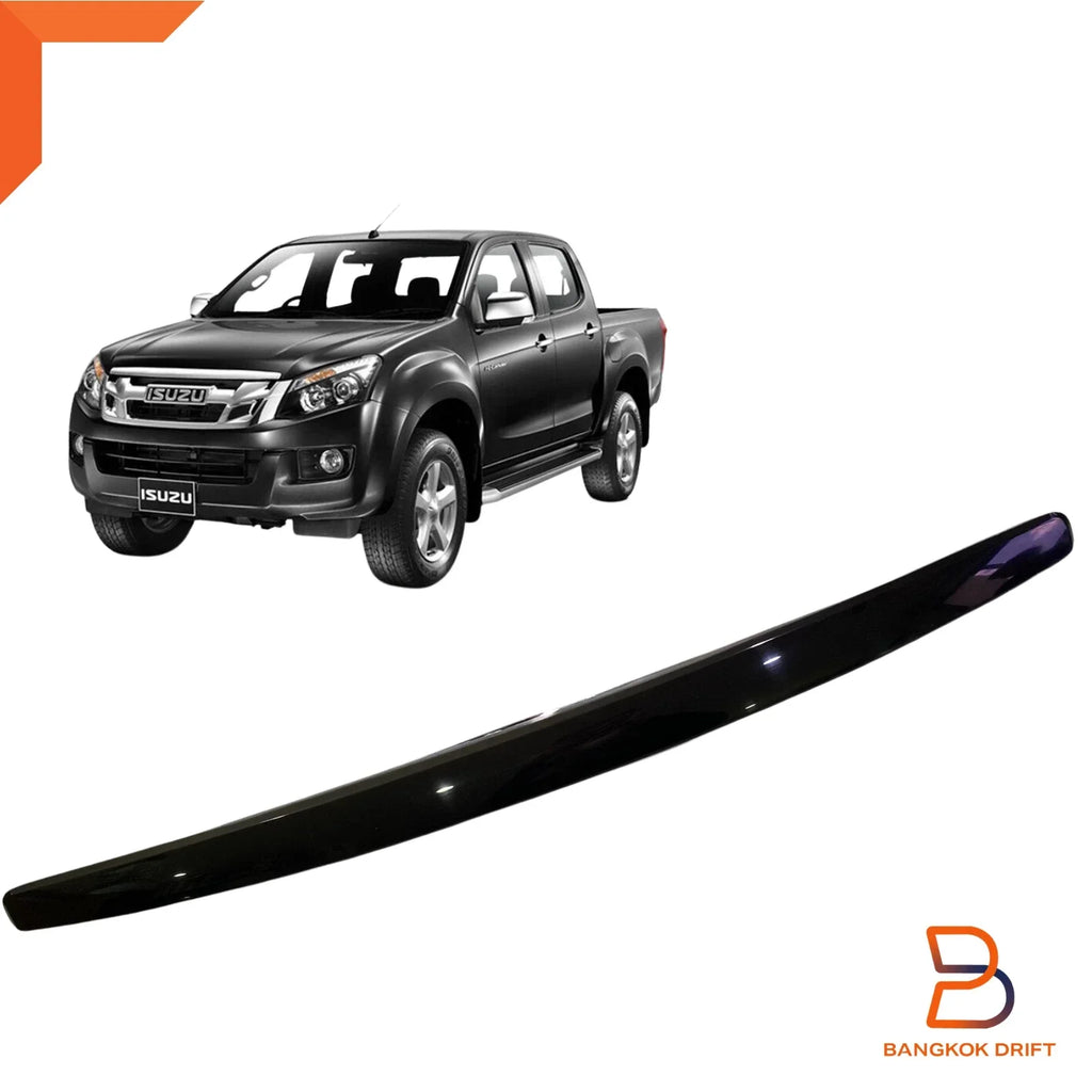 Black Front Line Bonnet Hood Trim for Isuzu D-Max MU-X (2012-2016)