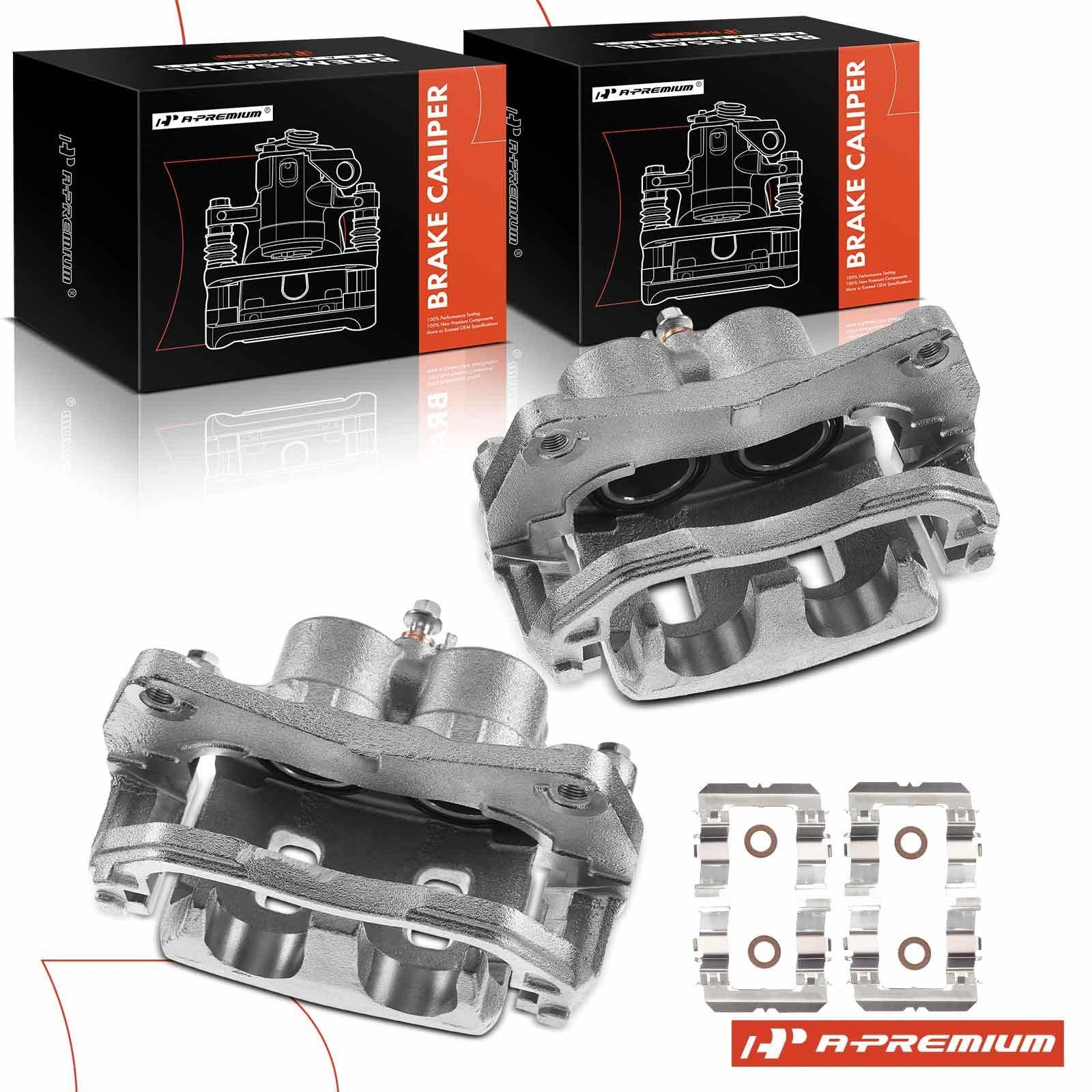 Pair Front Brake Calipers for Subaru Outback, Forester, Legacy (2010–2017)