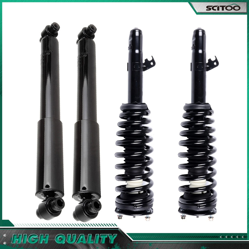 Set of 4 Complete Struts & Rear Shocks for Ford Fusion (2006–2009)