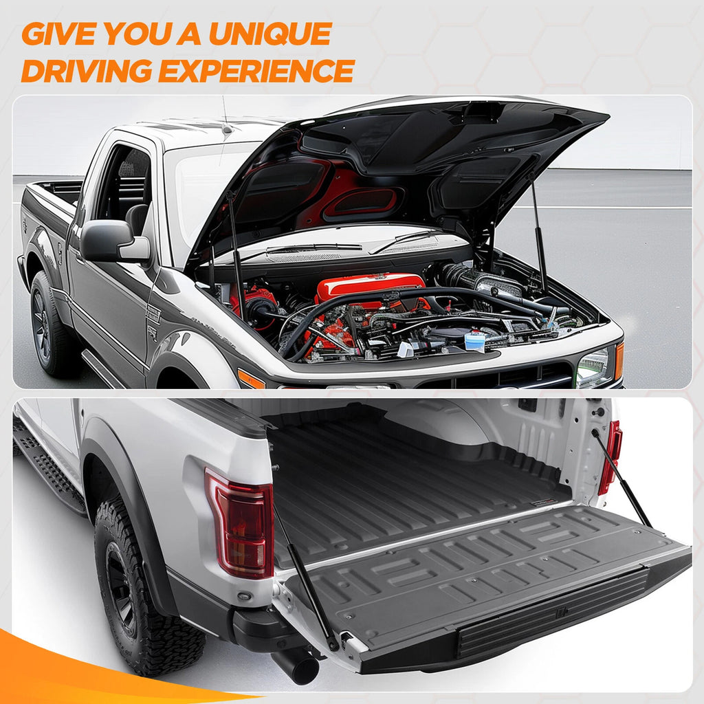 2x Front Hood Lift Supports for Ford Excursion F250 F350 (2000–2005)