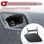 Front Right Washer Nozzle Cover Cap No. 51117210882 for BMW 740i (2011–2015) Gray