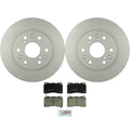 Set of 2 Bosch Front Vented Rotors & Ceramic Brake Pads for Cadillac Chevy