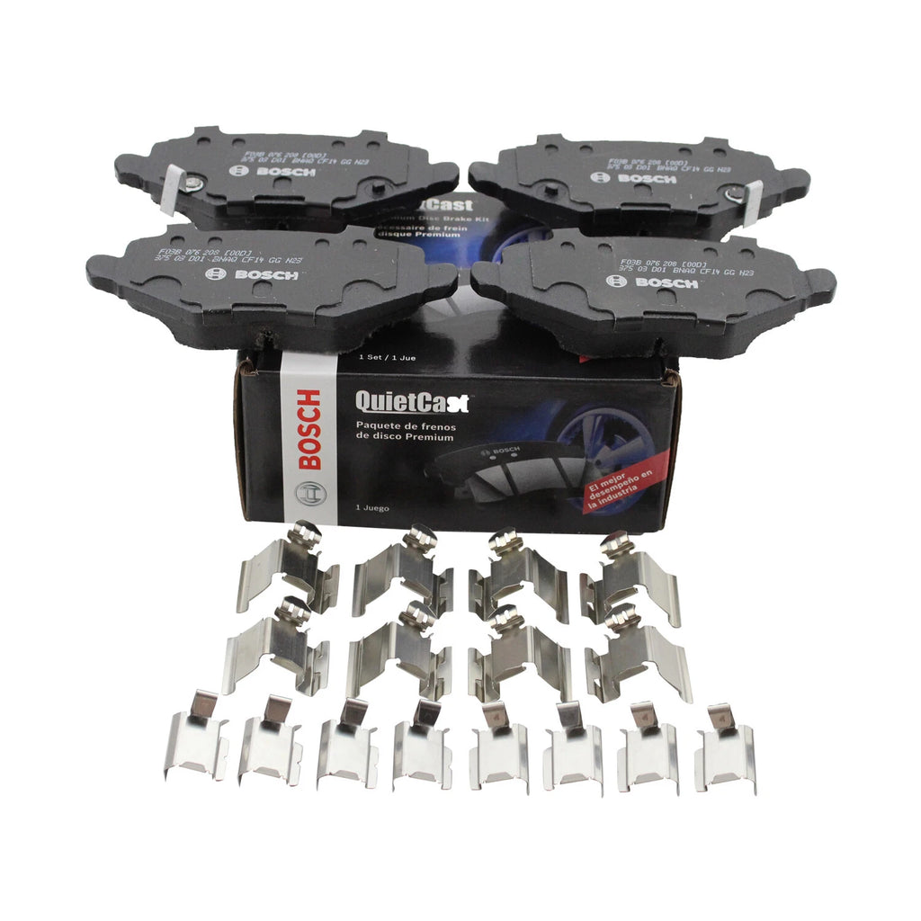 Set of 4 Bosch Rear Ceramic Brake Pads for Chrysler Dodge Ram Volkswagen