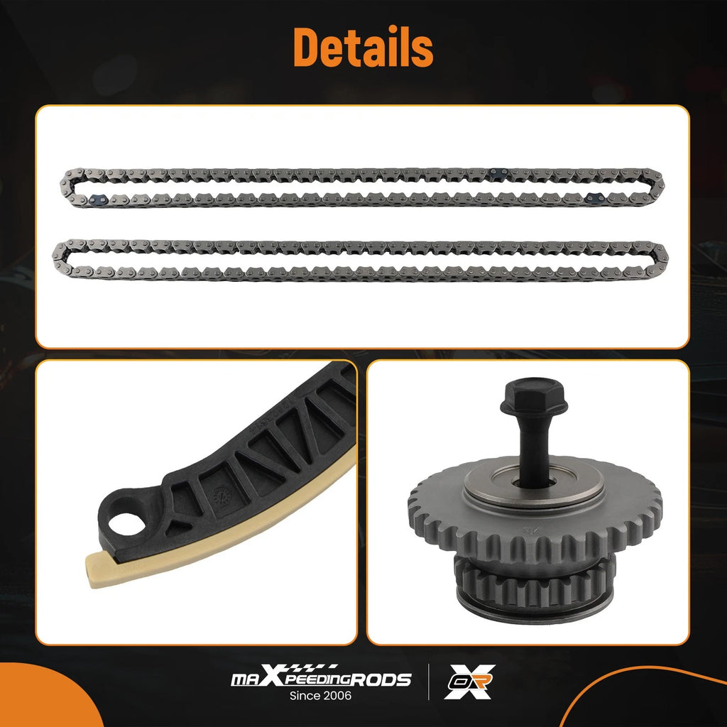 Timing Chain Kit & VVT Gears for Chevrolet Cadillac Equinox CTS SRX (2005–2019)