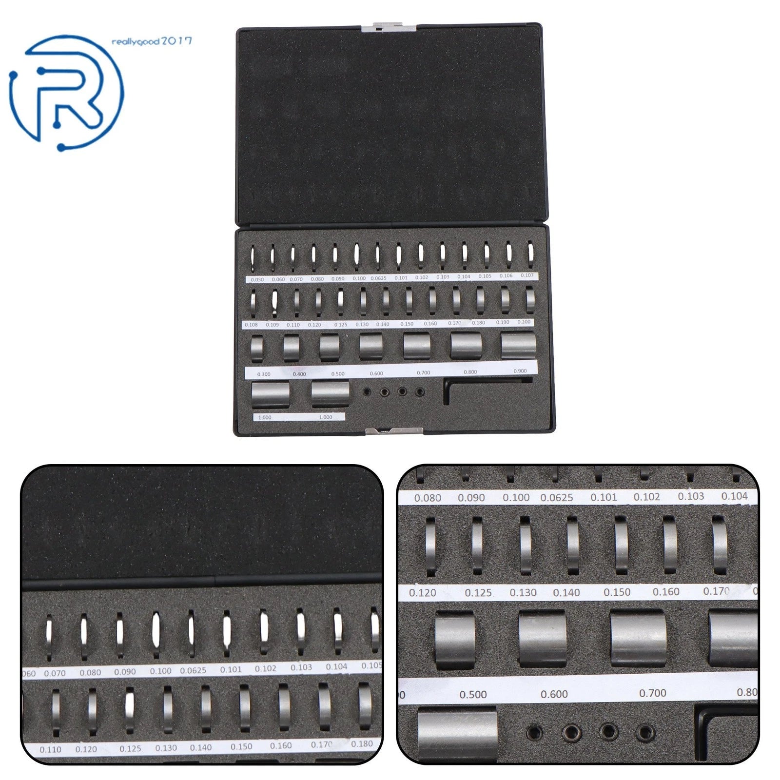 Set of 36 Steel Spacer Blocks for M6 Thread Size