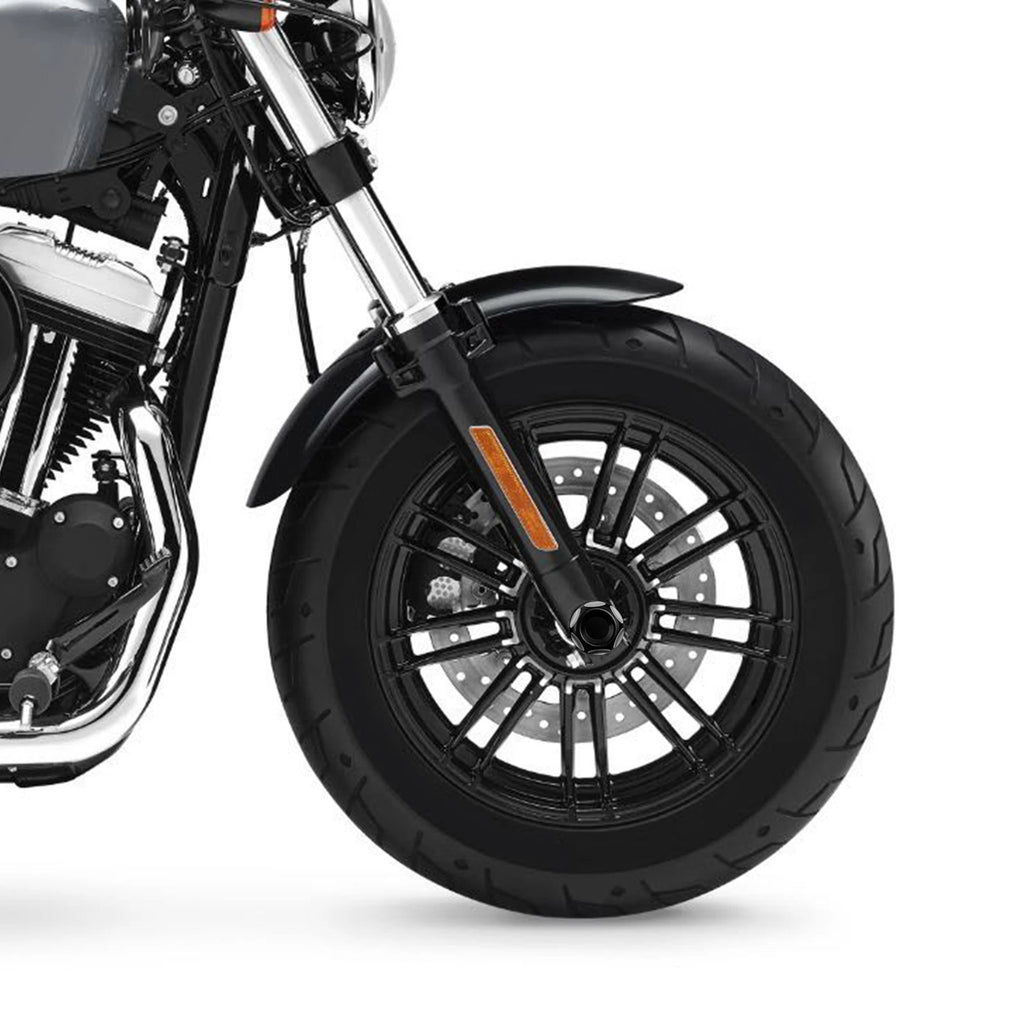 Front Axle Cap Nut Cover for Harley Sportster XL (2009–2022), Softail (2009–2017)