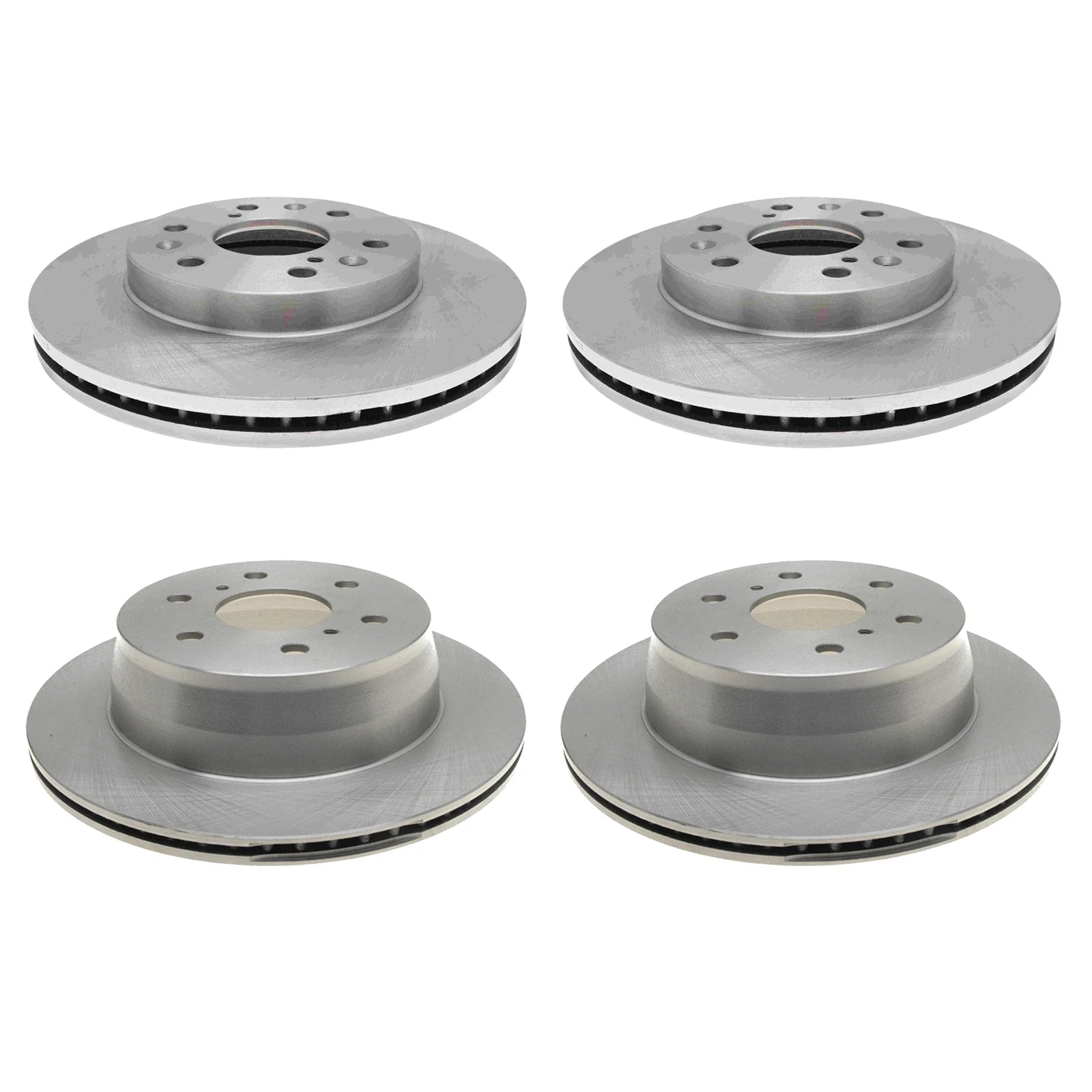 ACDelco Silver Brake Kit Disc Rotors Set of 2 for Escalade Sierra (330mm)