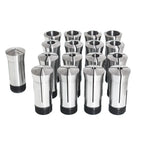 Set of 5C Round Collets for Various Lathes (1/16 - 1-1/16")