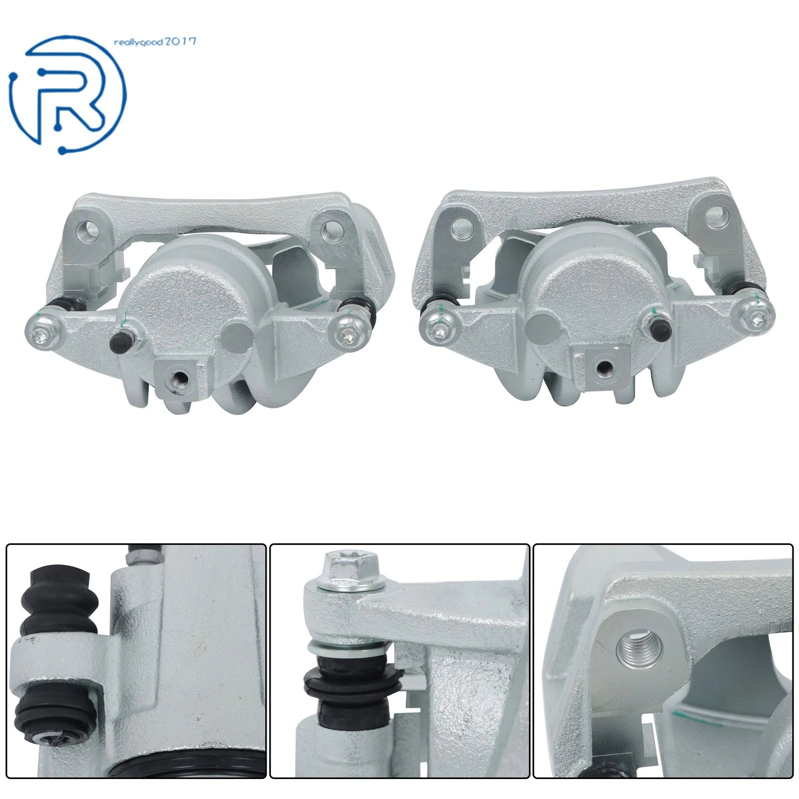 Set of 4 Brake Calipers for Jeep Liberty (2003–2007)