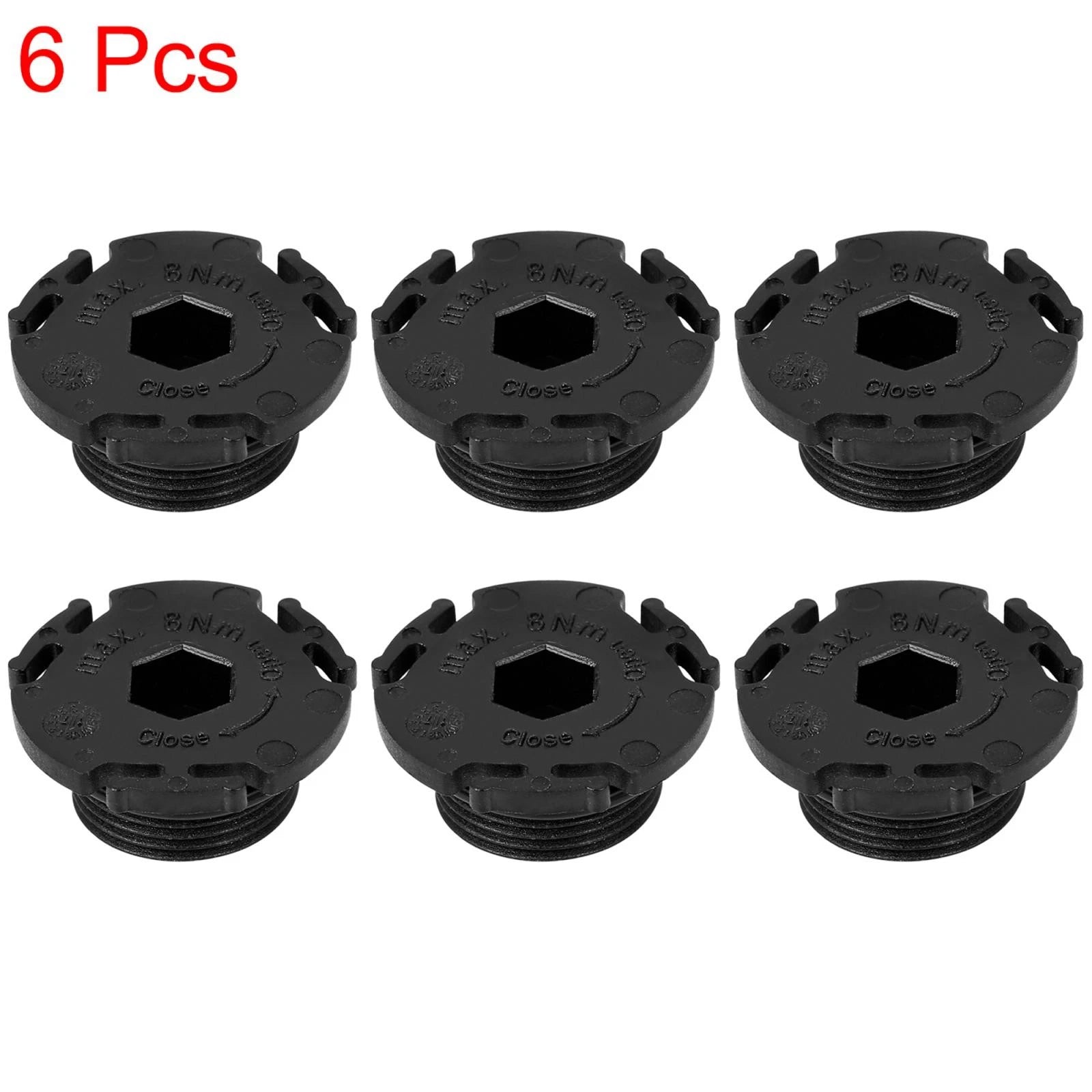 Set of 6 ABS Engine Oil Drain Plugs for BMW 320i (2013–2015) 11137605018