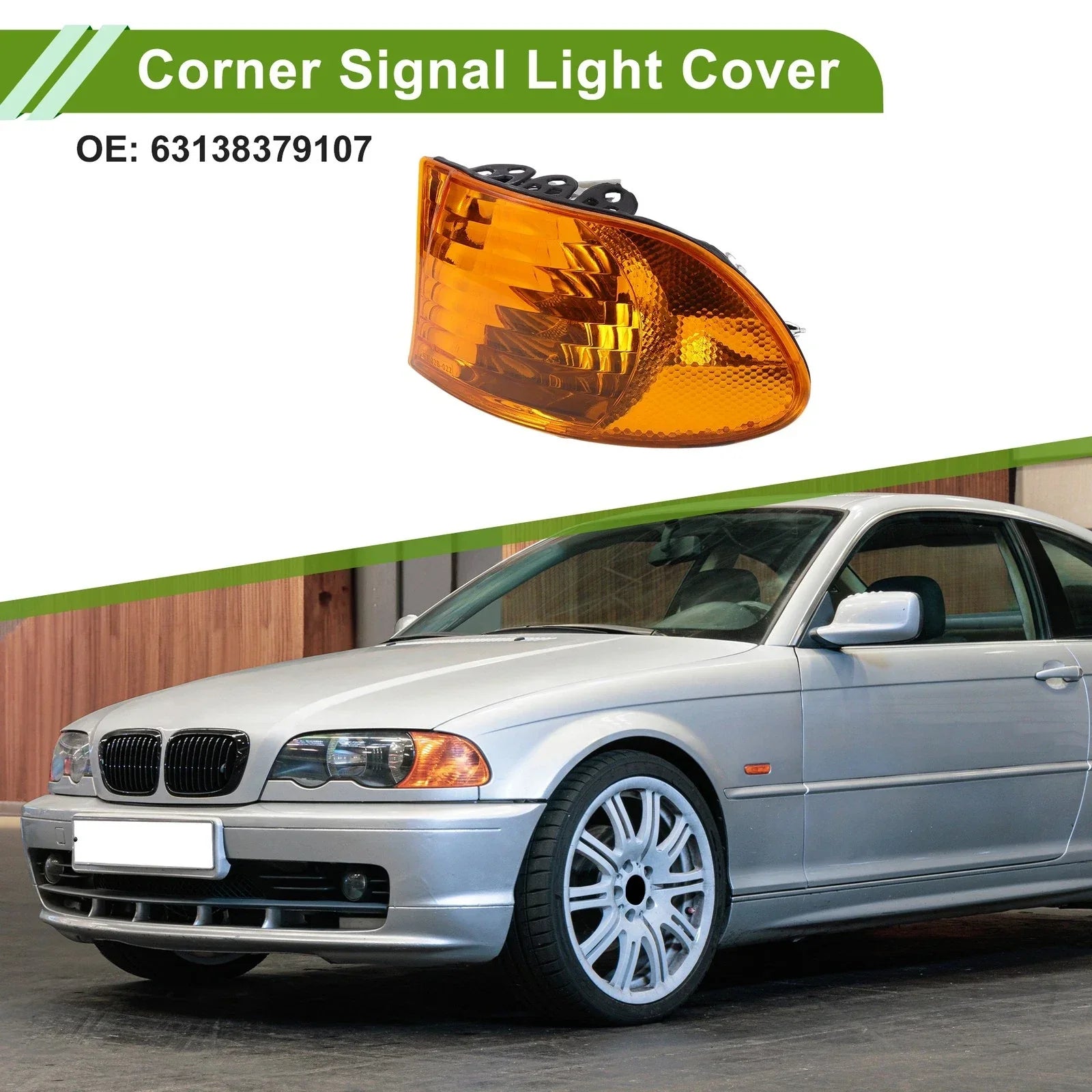1 x Left Corner Signal Light Cover for BMW 7 Series (1999-2001)