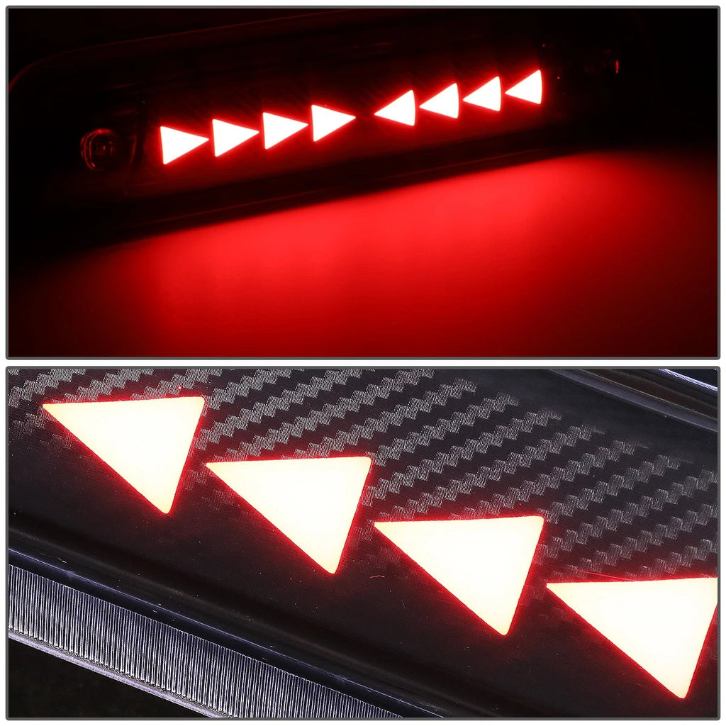 Chasing Triangle LED Carbon 3rd Brake Light for Silverado Sierra (2014–2020)