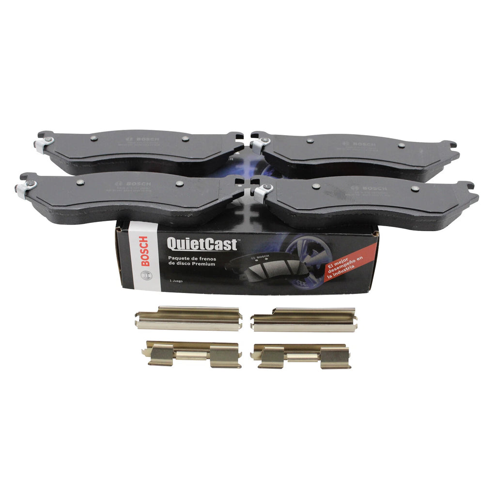 Bosch QuietCast Front Semi-Metallic Brake Pads for Dodge Ram 1500 (2002–2023)