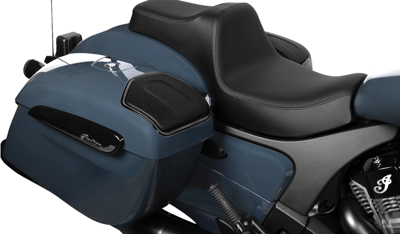 Predator III 2-Up Seat for Harley-Davidson (2000–2023) - Vinyl/Solar Leather