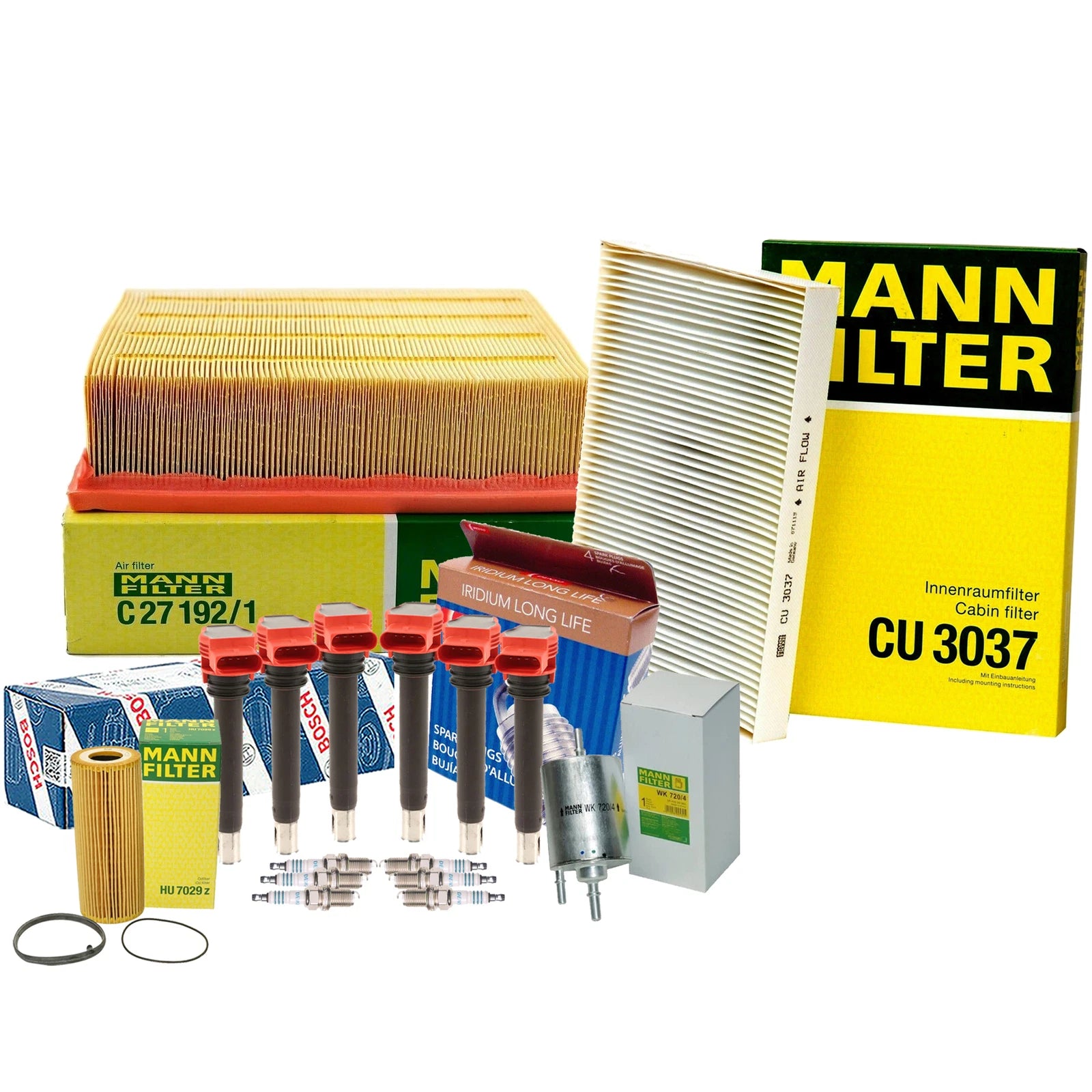 Tune-Up Kit with 6 Iridium Spark Plugs for Audi (2010–2015)