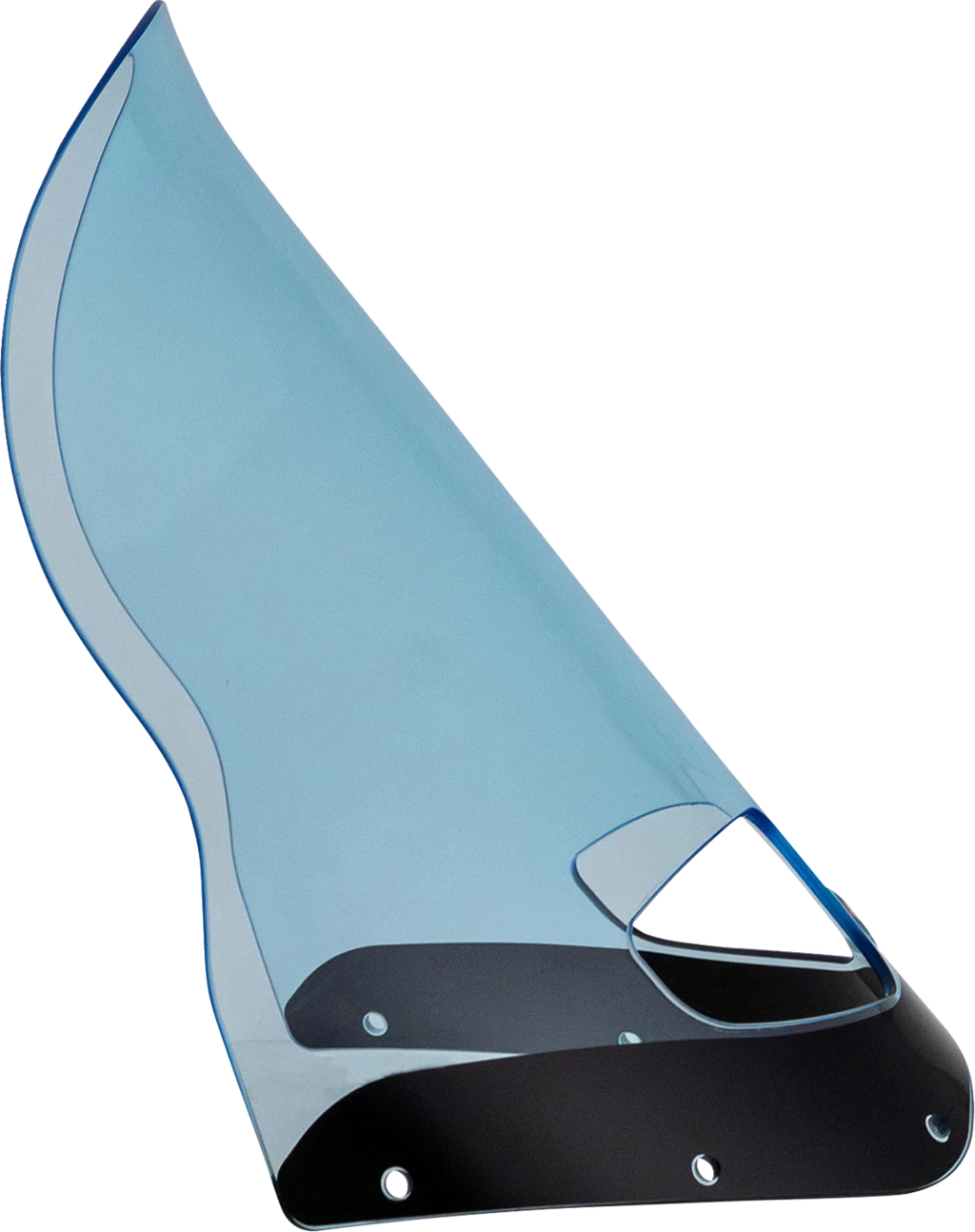 Klock Werks Ice Flare Windshield for Road Warrior Fairing (15", Blue Ice)