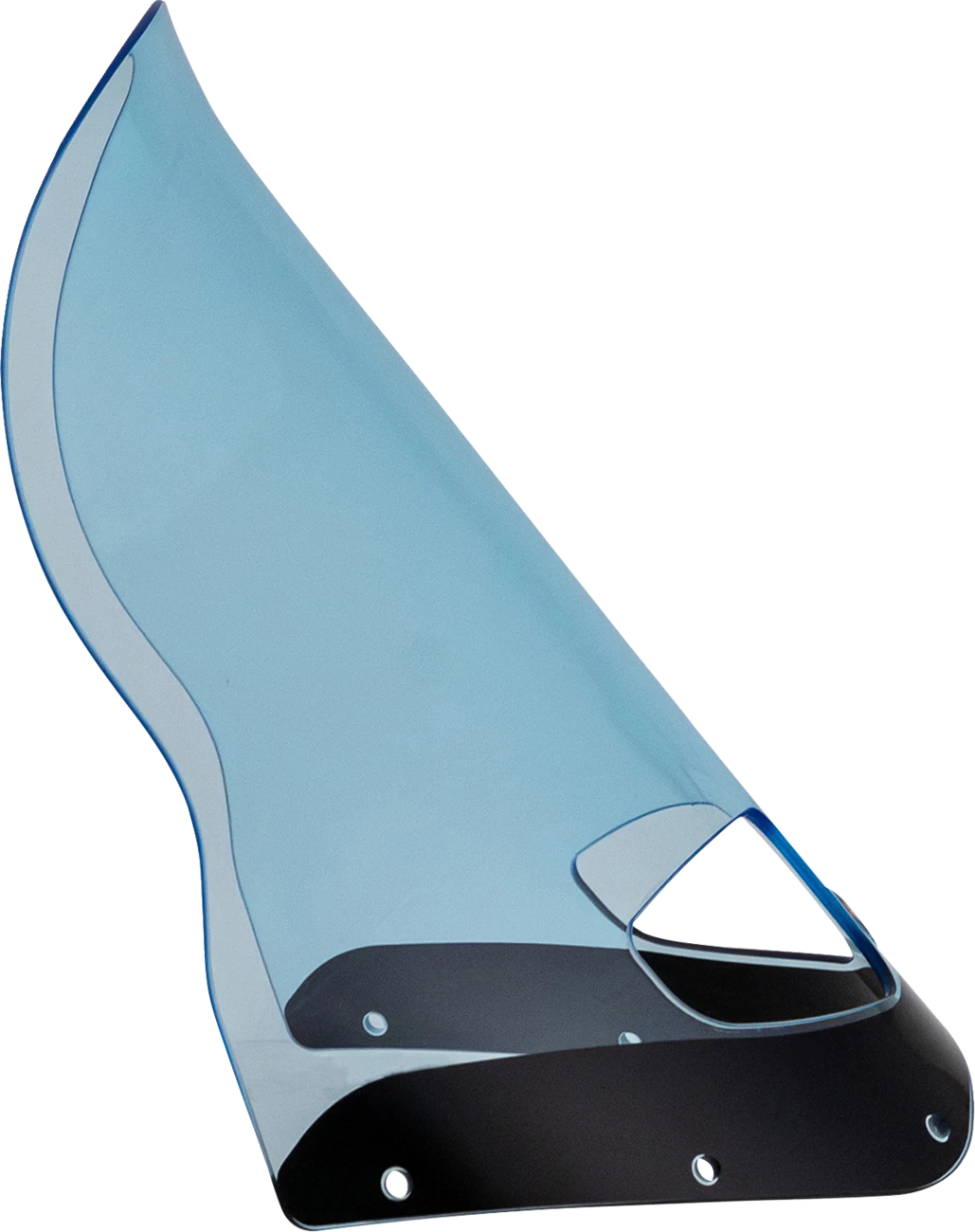 Klock Werks Ice Flare Windshield for Road Warrior Fairing (15", Blue Ice)