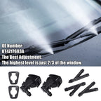 Set of 2 Windshield Washer Nozzles for Ford Edge (2015–2023) No.BT4Z17603A