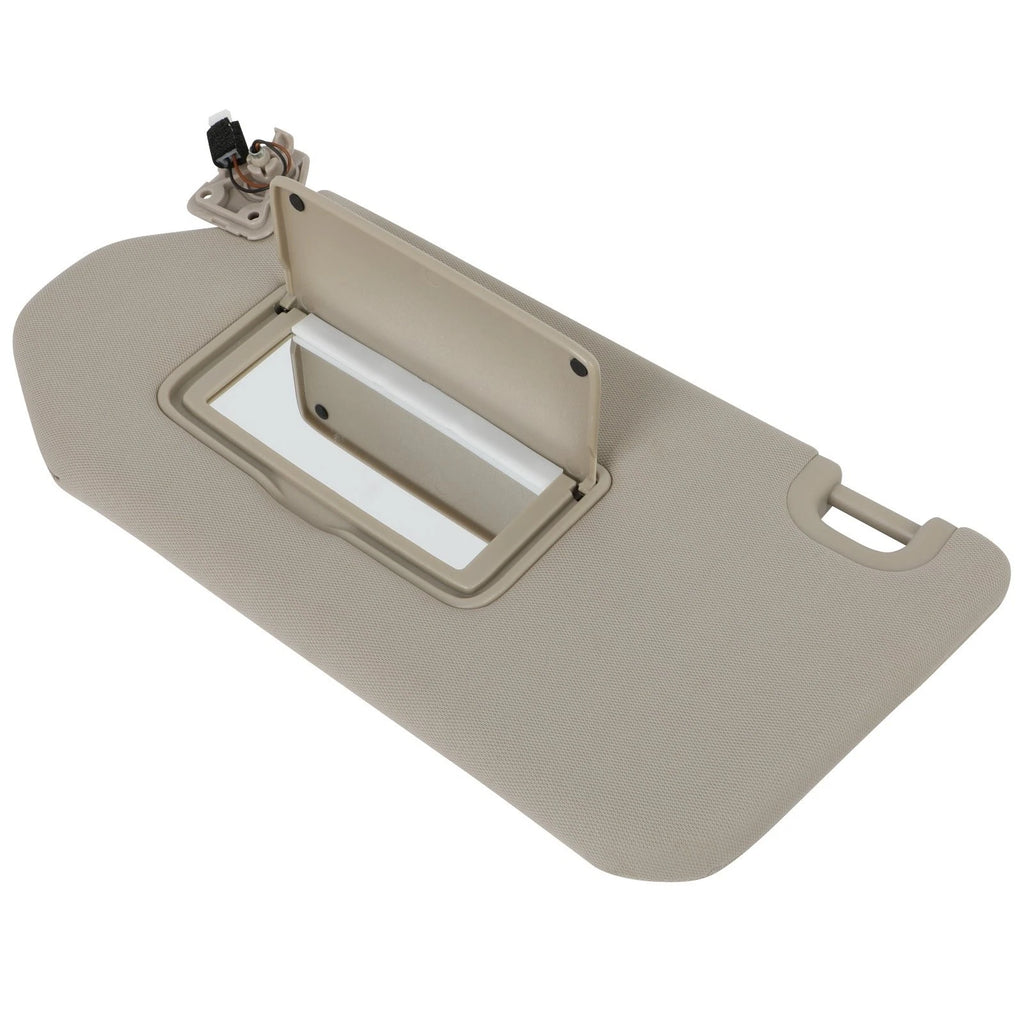 Left Driver Side Tan Sun Visor W/Lamp for Infiniti JX35 (2013)