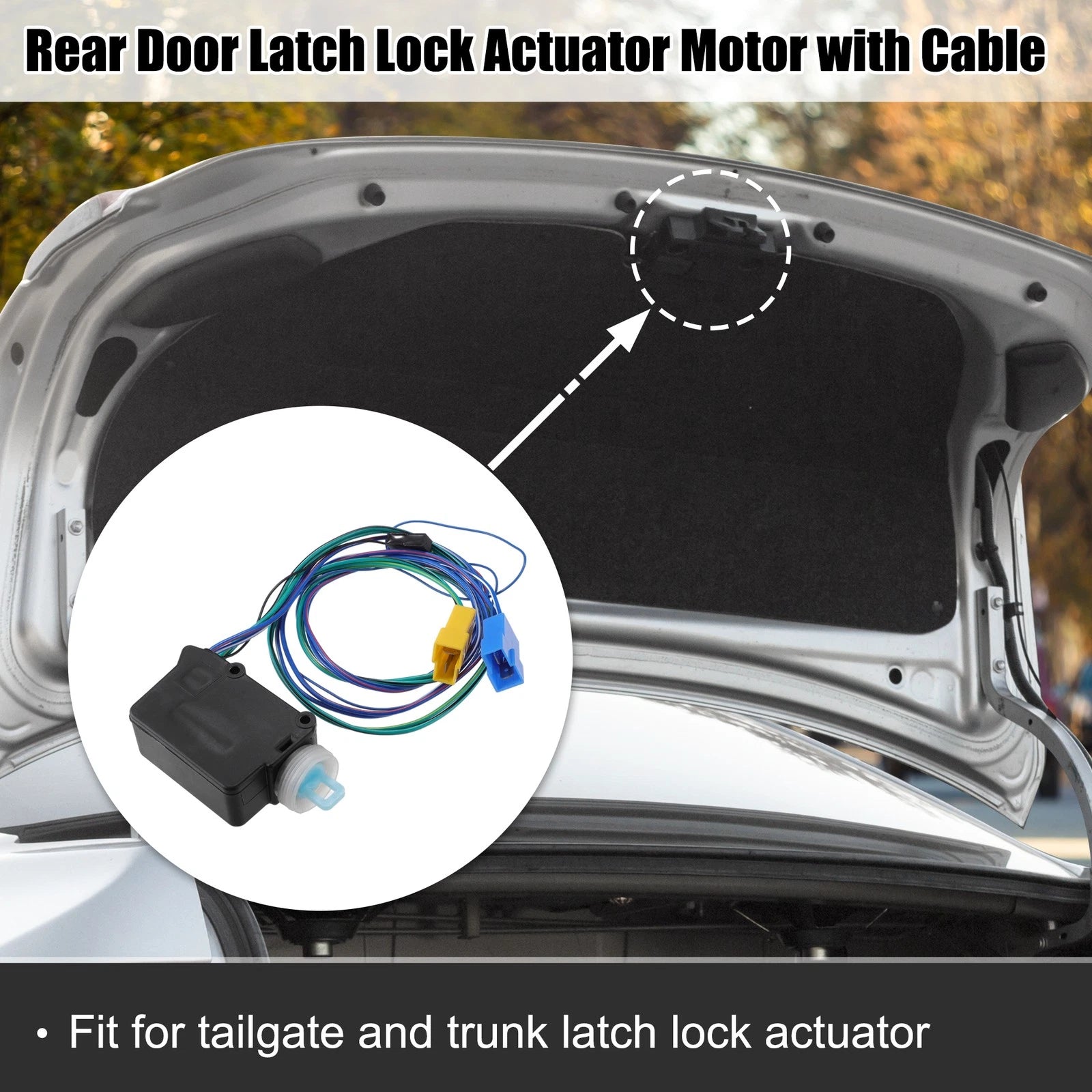 Rear Door Latch Lock Actuator Motor for Dodge Sprinter 2500 (2002–2006) No. 5133998AA, 745060404824