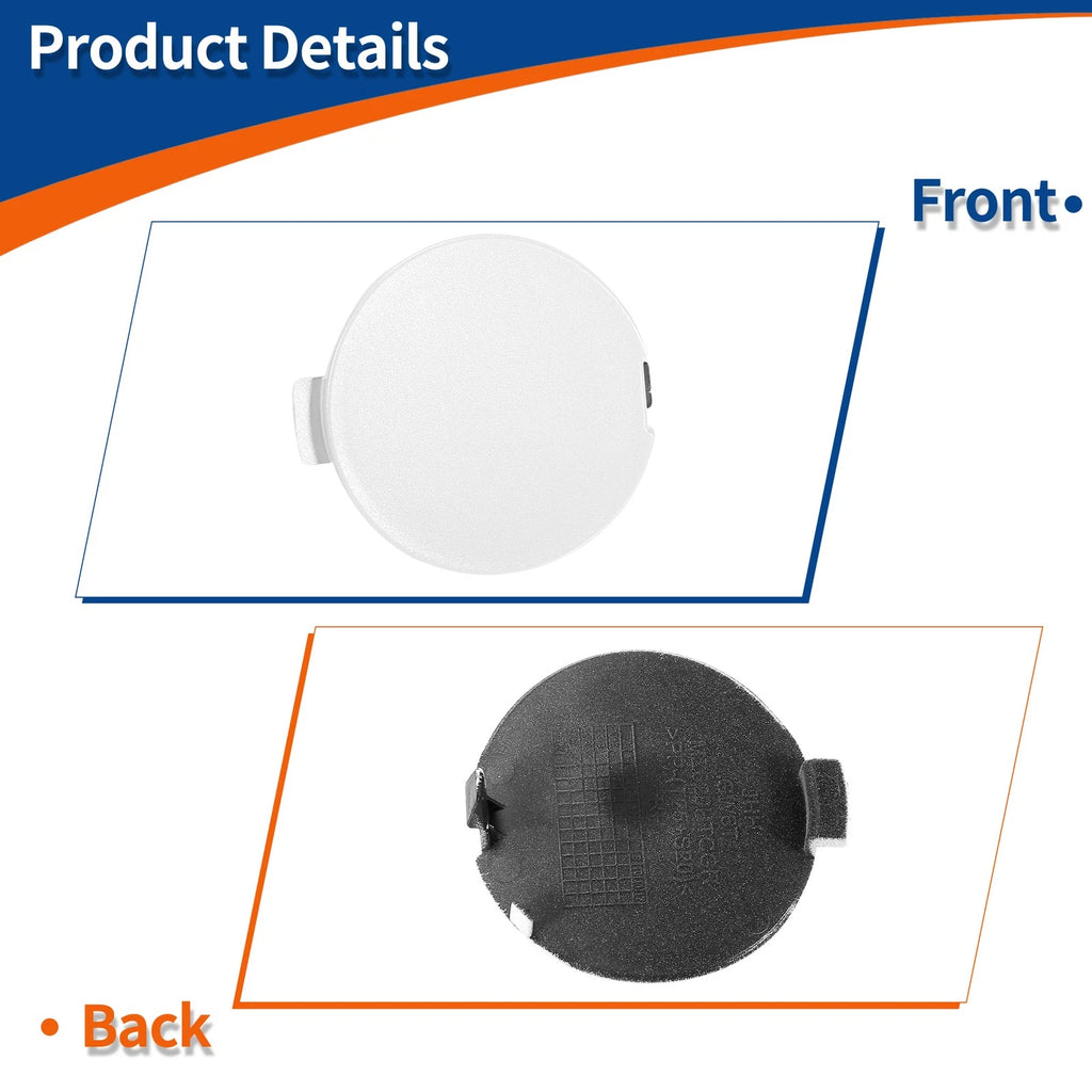 Rear Right Tow Hook Cover for Mazda 6 Atenza (2018–2021) - White