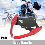1 Pair Rear Seat Grab Rail Handle Red for Honda MSX125 (2013–2020)
