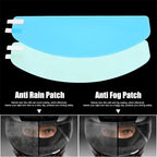9.65" x 3.46" Rain Proof Anti Fog Film for Motorcycle Helmet