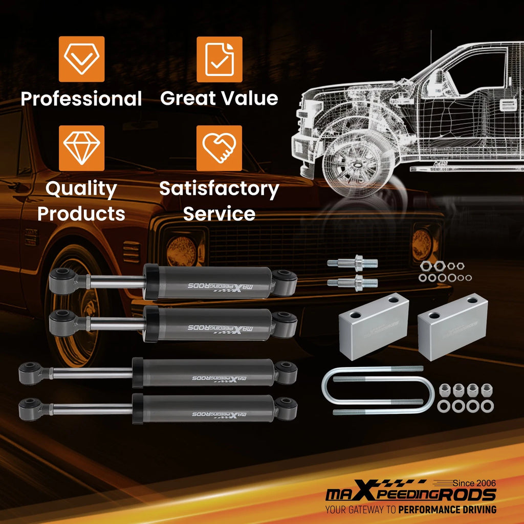 3" 4" Lowering Suspension Kit for Chevy C10 GMC C15/C1500 (1963–1972)