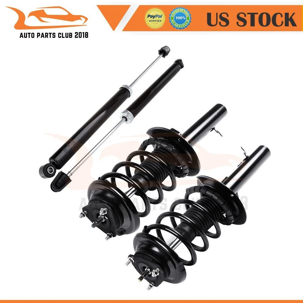 Front Complete Struts and Rear Shocks for Ford Focus (2006–2007)