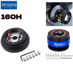 160H Hub Adapter + Blue Steering Wheel Quick Release for Mazda Miata RX-8 (2000–2008)