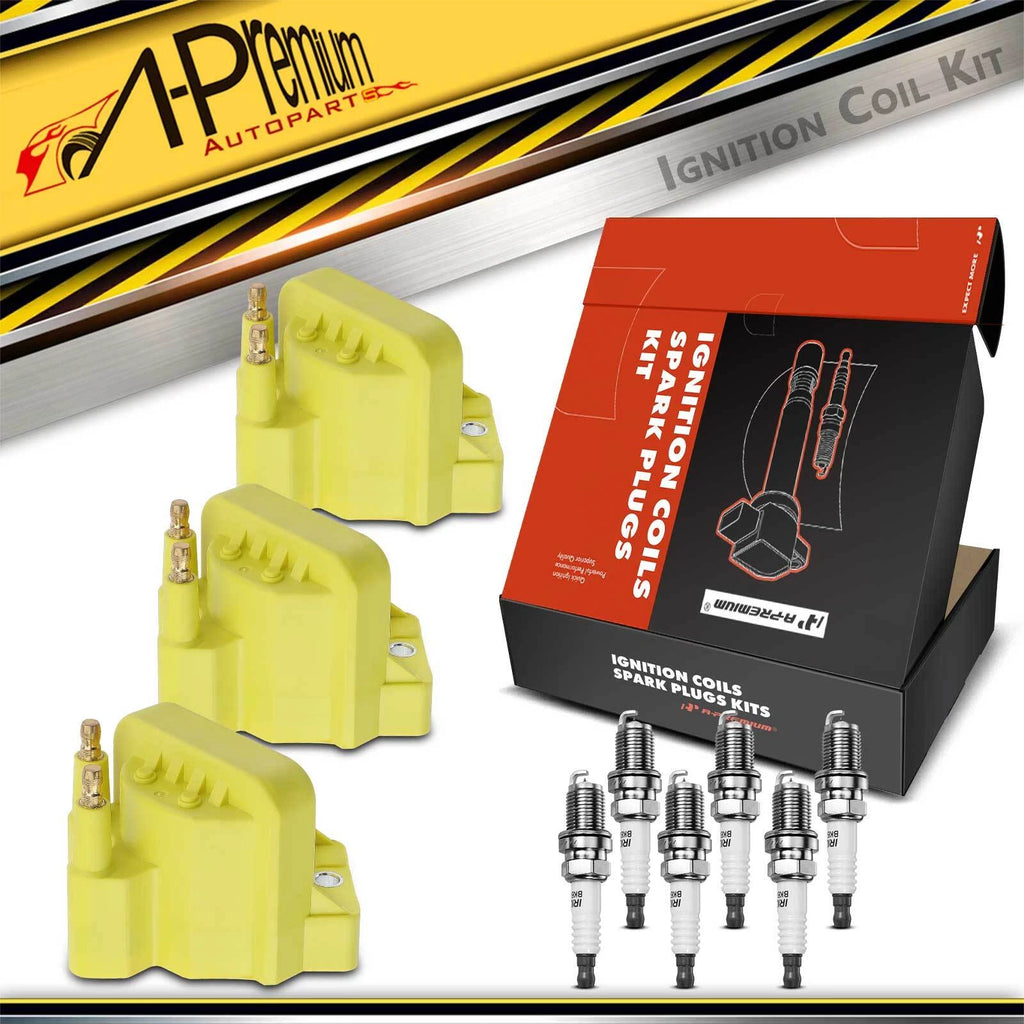 Ignition Coil & Iridium Spark Plug Kit for Chevrolet Pontiac Buick (3)