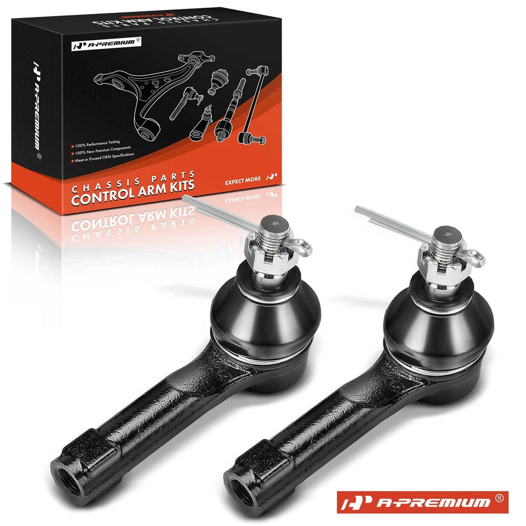 2X Front Outer Side Tie Rod End for Nissan Sentra 1998–1999
